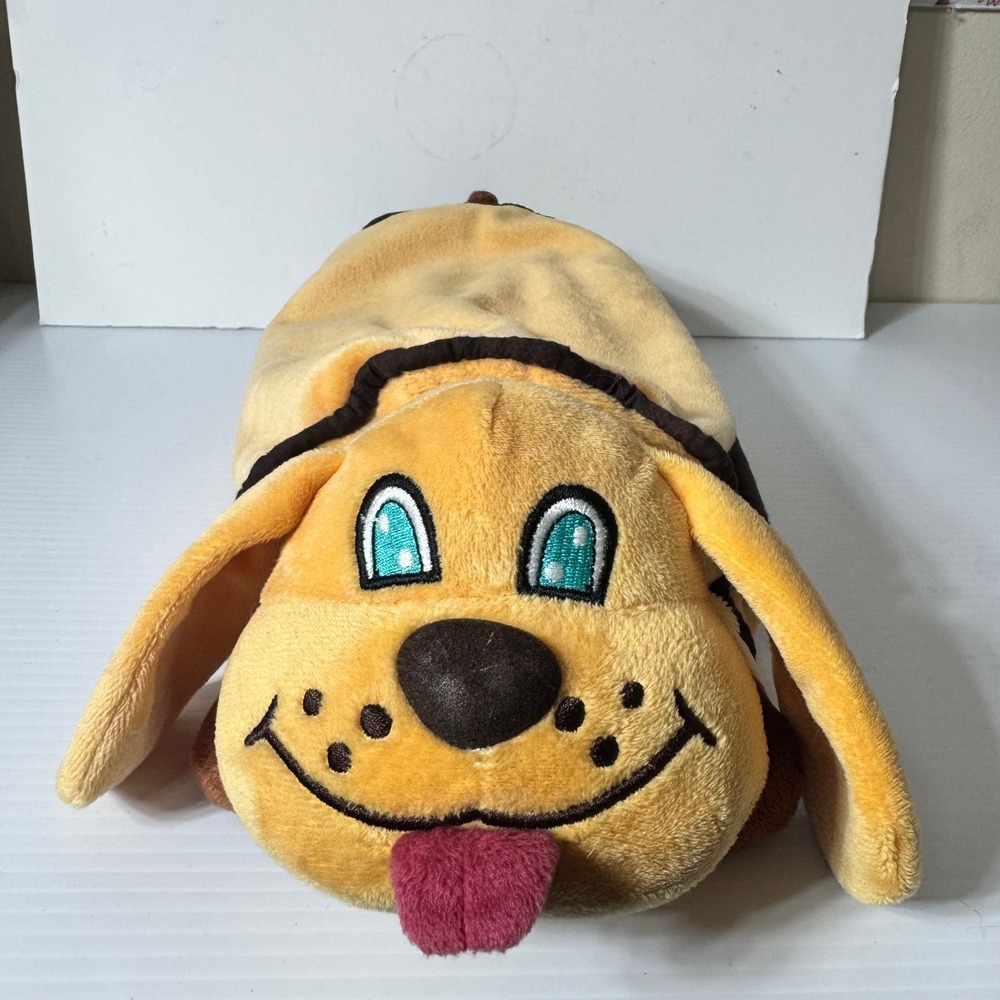 LapGear Plush Puppy Dog Lap Desk Tablet Stand Yellow Brown Soft Kids Tech Mount